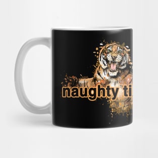 naughty tiger uinsex Mug